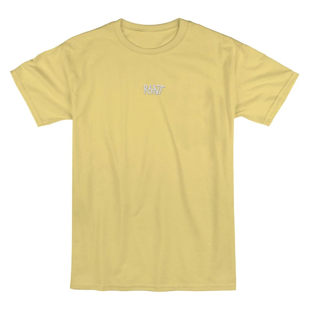 Rant Embroidered Logo T-shirt - Yellow Haze