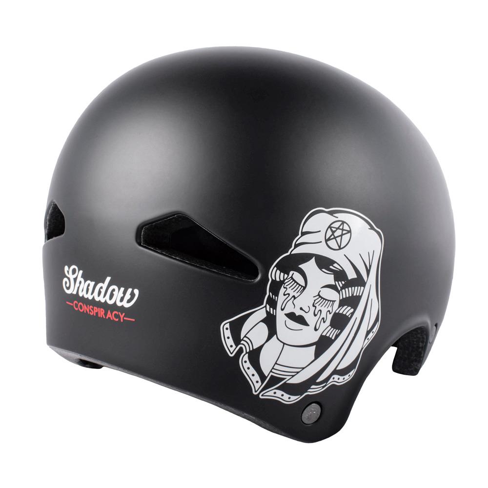 Shadow x In The Hills Gang Featherweight In-Mold Helmet - Matte Black