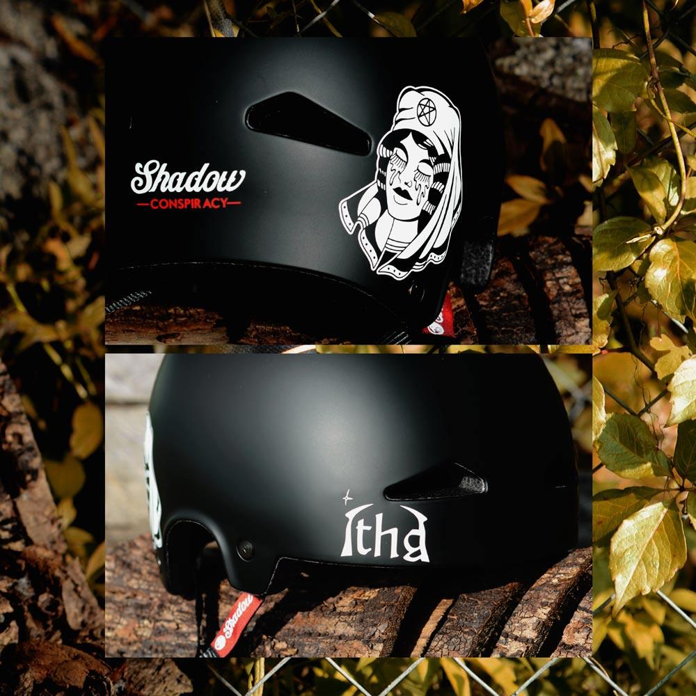 Shadow x In The Hills Gang Featherweight In-Mold Helmet - Matte Black