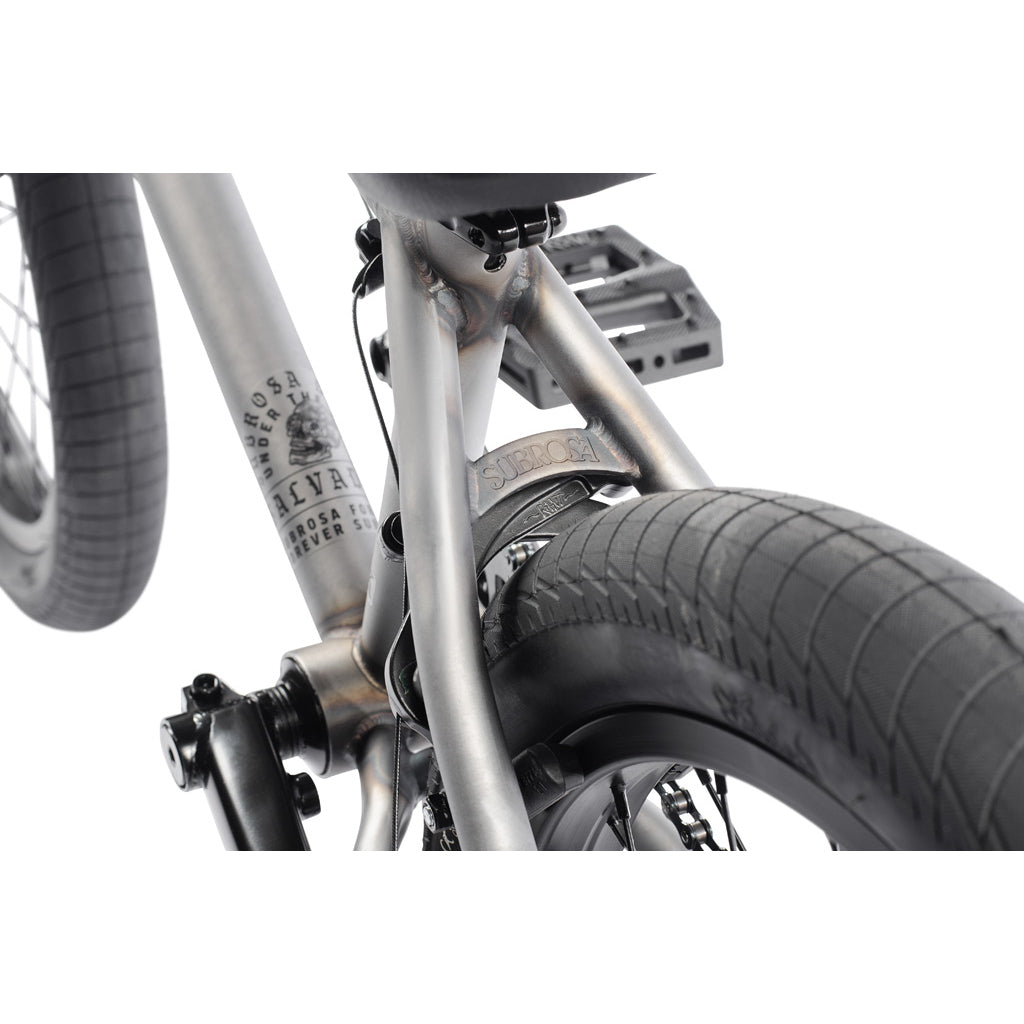 Subrosa Salvador Park Complete BMX Bike (Raw w/ Trans Teal Fade)